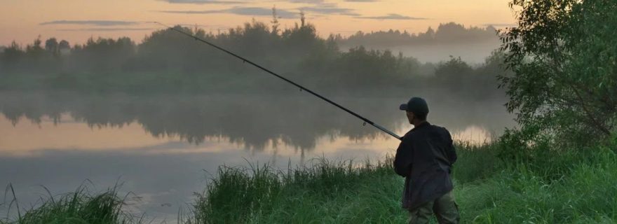 рыбалка на озере